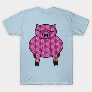 Patterned Pig T-Shirt